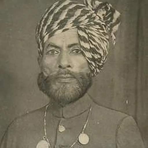 Portrait of Mushtaq Hussain Khan