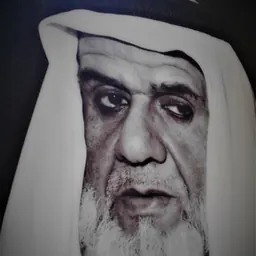Portrait of Ahmad bin Rashid Al Mu'alla