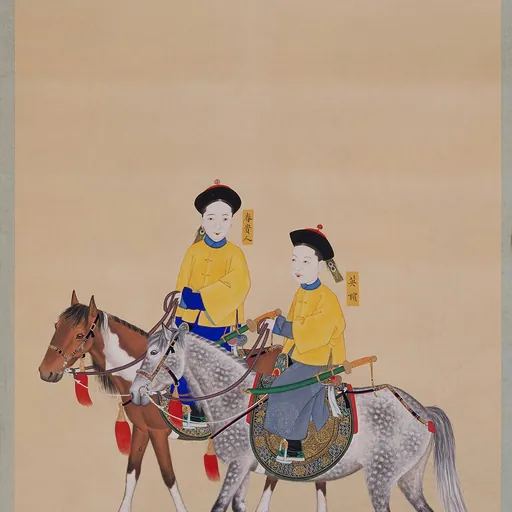 Portrait of First Class Female Attendant Ping