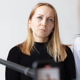 Portrait of Olena Khomenko