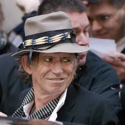 Portrait of Keith Richards