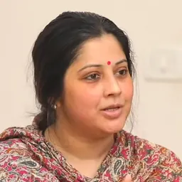 Portrait of Vijayalakshmi