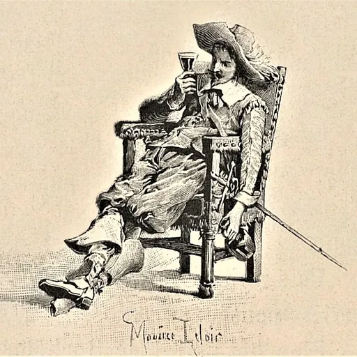 Portrait of Armand d'Athos