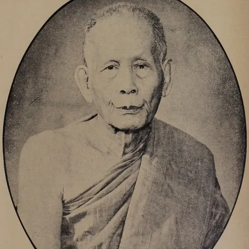 Portrait of Ariyavangsagatayana, 17th Supreme Patriarch of Thailand