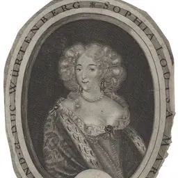 Portrait of Sofie Luise of Württemberg-Winnental
