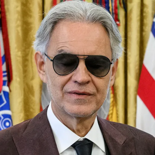 Portrait of Andrea Bocelli