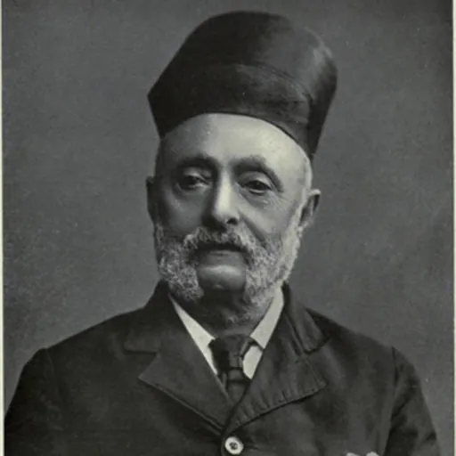 Portrait of Hormusjee Naorojee Mody