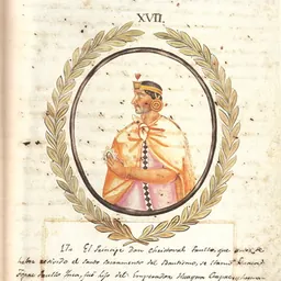 Portrait of Paullu Inca