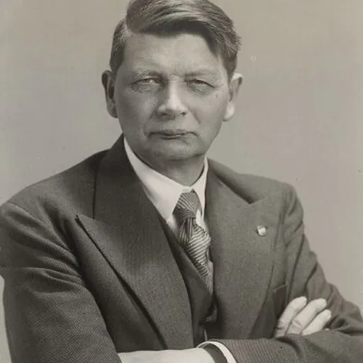Portrait of Hans Benno Bernoulli