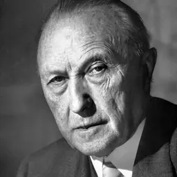 Portrait of Konrad Adenauer