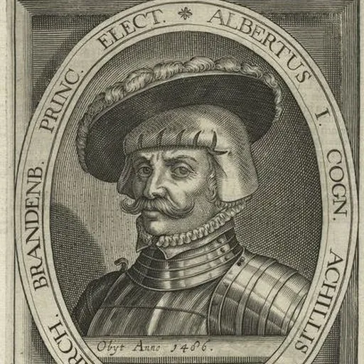 Portrait of Albrecht III Achilles, Elector of Brandenburg