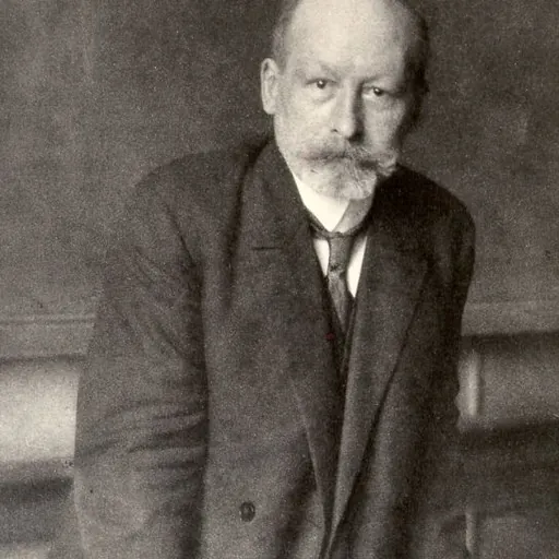 Portrait of Josef Felix Pompeckj