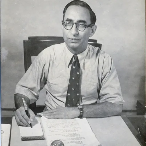 Portrait of S. M. Ikram