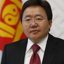 Portrait of Tsakhiagiin Elbegdorj