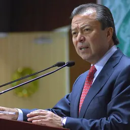 Portrait of César Camacho Quiroz
