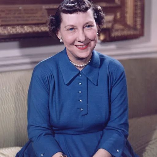 Portrait of Mamie Eisenhower