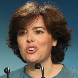 Portrait of Soraya Sáenz de Santamaría