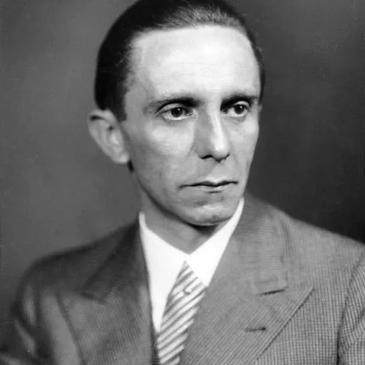 Portrait of Joseph Goebbels