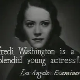 Portrait of Fredi Washington