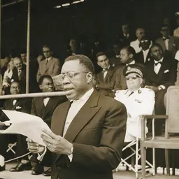 Portrait of André-Marie Mbida