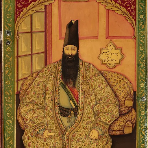 Portrait of Mirza Aqa Khan Nuri