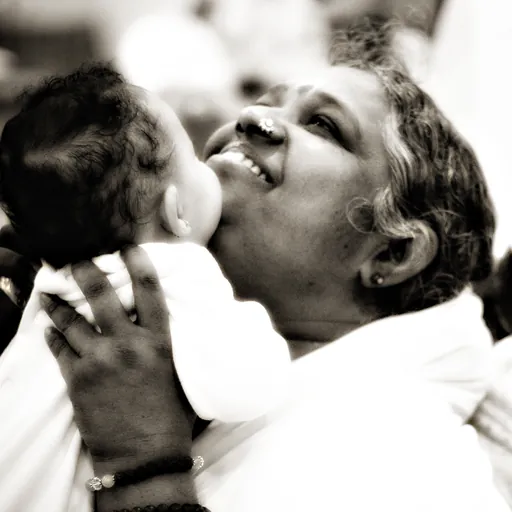 Portrait of Mata Amritanandamayi