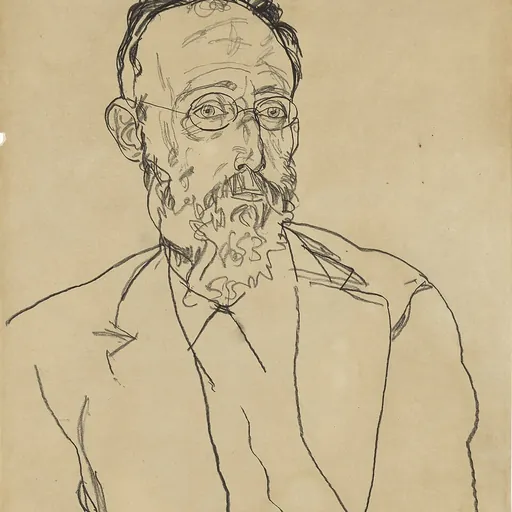 Portrait of Heinrich Gomperz