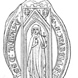 Portrait of Isabella of Villehardouin