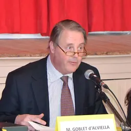 Portrait of Michael Goblet d'Alviella