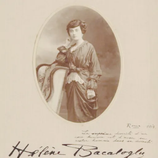 Portrait of Elena Bacaloglu