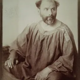 Portrait of Gustav Klimt
