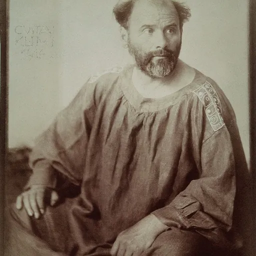 Portrait of Gustav Klimt
