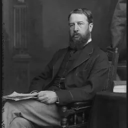 Portrait of Spencer Cavendish, 8th Duke of Devonshire