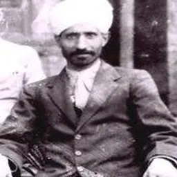 Portrait of Ghulam Ahmad Ashai