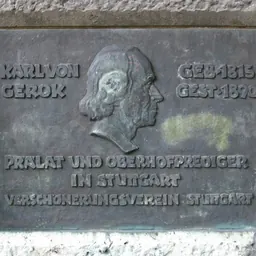 Portrait of Karl Gerok