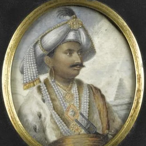 Portrait of Ramaswami Amarasimha Bhonsle