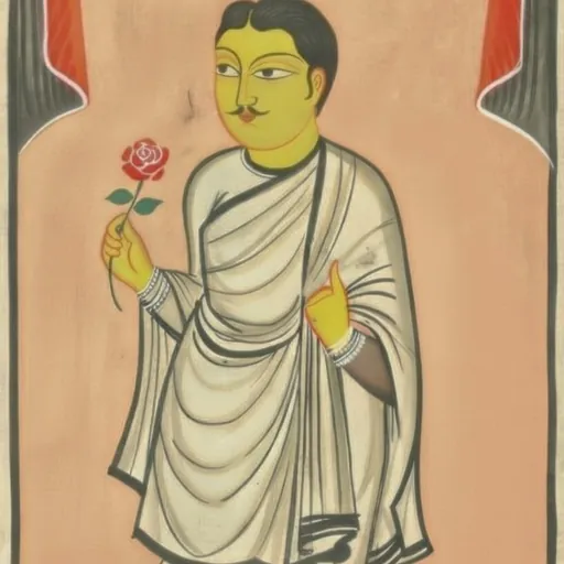 Portrait of Virendra Mohan Dar, Maharaja I of the House of Dar