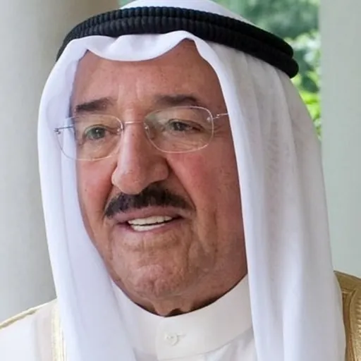 Portrait of Sabah Al-Ahmad Al-Jaber Al-Sabah