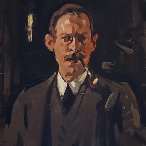 Portrait of Samuel Peploe