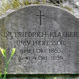 Portrait of Frederick Klaeber