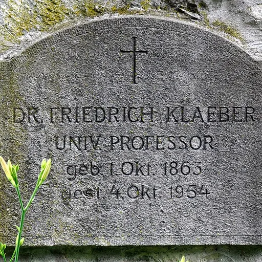 Portrait of Frederick Klaeber