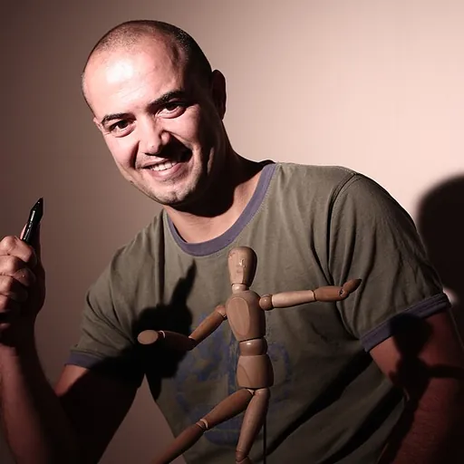 Portrait of Osama Hajjaj