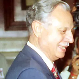 Portrait of Gohar Ayub Khan