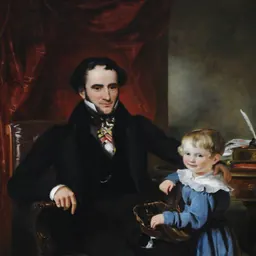 Portrait of Sir George Harpur Crewe, 8th Baronet