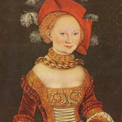 Portrait of Emilie of Saxony