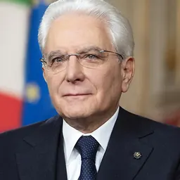Portrait of Sergio Mattarella