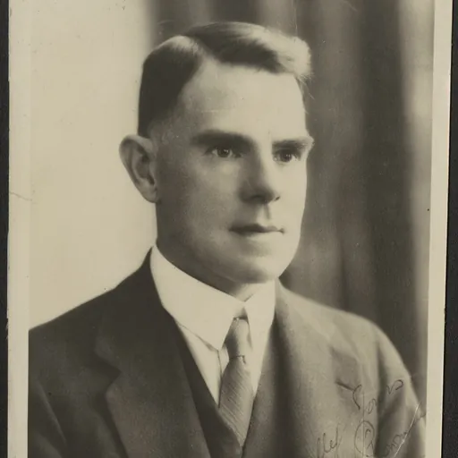 Portrait of Robert Bruce Plowman