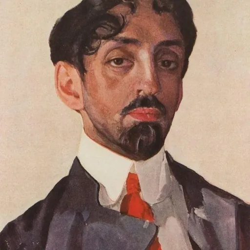 Portrait of Mikhail Kuzmin