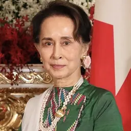 Portrait of Aung San Suu Kyi