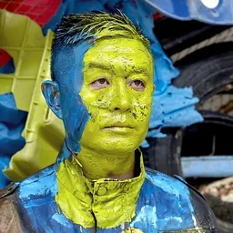 Portrait of Liu Bolin